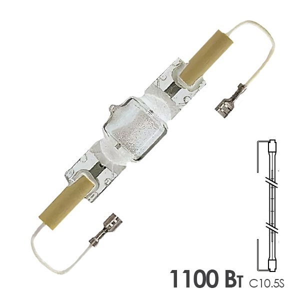 Ультрафиолетовая металлогалогенная лампа HPA 1000/20 R 1100W 120V L129x30mm кабель 100/100mm Dr.F