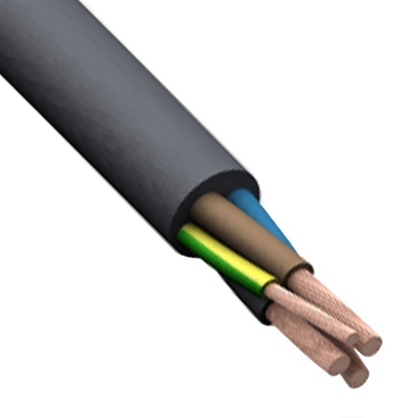 Гибкий силовой кабель КГтп-ХЛ 3х2,5+1х1,5 медный ГОСТ 24334-80 Конкорд