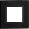Рамка на 1 пост стекло Эра Elegance чёрный+антрацит 14-5101-05