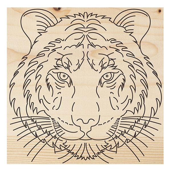 Доска для выжигания «Тигр»