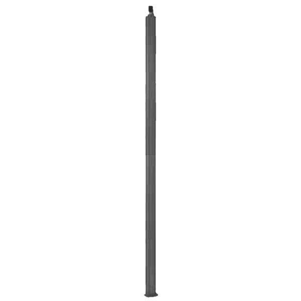 Универсальная колонна Legrand алюминиевая с крышкой из алюминия 1 секция (4,02-5,3м), черный
