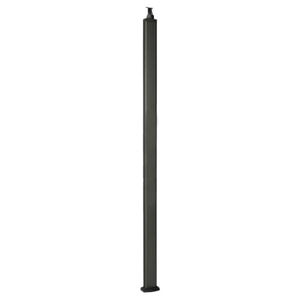 Универсальная колонна Legrand алюминиевая с крышкой из алюминия 2 секции (4,02-5,3м), черный