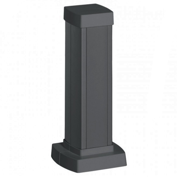 Мини-колонна Legrand Snap-On алюминиевая с крышкой из пластика 1 секция высота 0,3м, черный