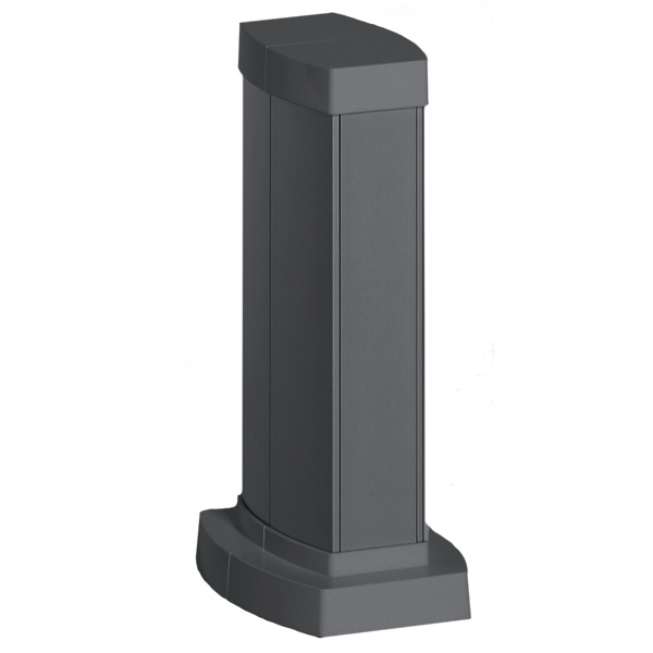 Мини-колонна Legrand Snap-On алюминиевая с крышкой из пластика 2 секции высота 0,3м, черный