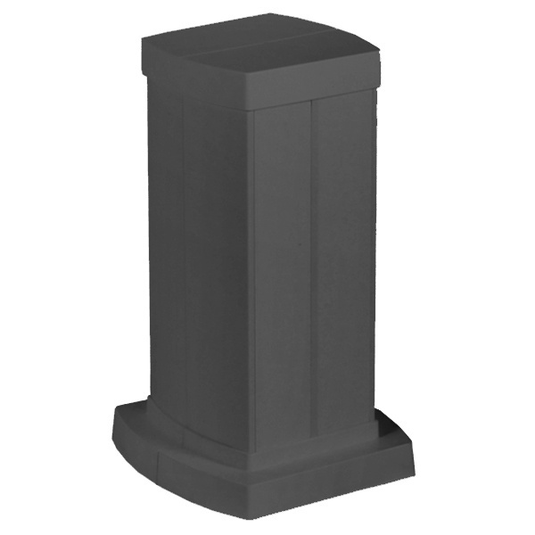 Мини-колонна Legrand Snap-On алюминиевая с крышкой из пластика 4 секции высота 0,3м, черный
