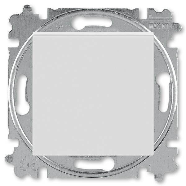 Выключатель кнопочный одноклавишный ABB Levit серый / белый (3559H-A91445 16W)