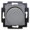 Светорегулятор ABB Levit поворотно-нажимной 60-600 Вт R сталь / дымчатый чёрный (3294H-A02247 69W)