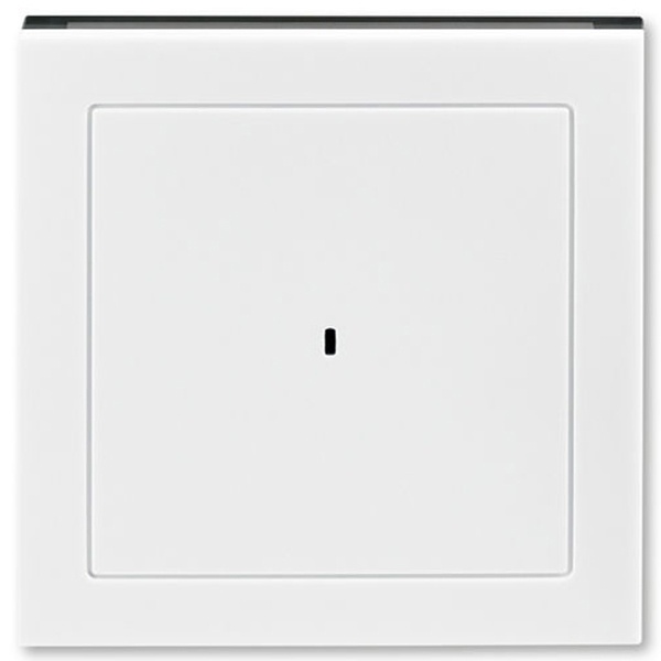 Накладка ABB Levit для выключателя карточного белый / дымчатый чёрный (3559H-A00700 62)
