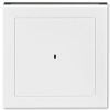 Накладка ABB Levit для выключателя карточного белый / дымчатый чёрный (3559H-A00700 62)