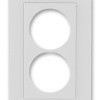 Сменная панель ABB Levit на розетку с заземлением двойную серый (ND5513H-A2223 16)