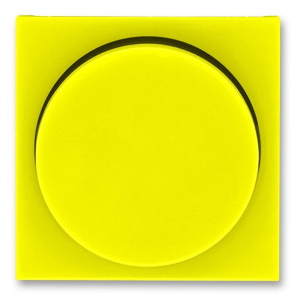 Накладка ABB Levit для светорегулятора поворотного жёлтый / дымчатый черный (3294H-A00123 64)