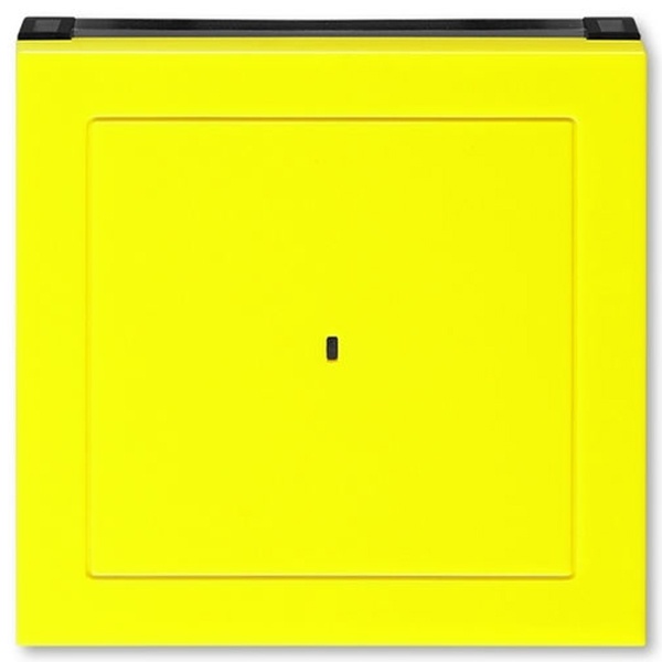 Накладка ABB Levit для выключателя карточного жёлтый / дымчатый черный (3559H-A00700 64)