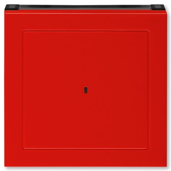 Накладка ABB Levit для выключателя карточного красный / дымчатый черный