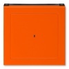 Накладка ABB Levit для выключателя карточного оранжевый / дымчатый черный