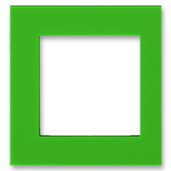 Сменная панель ABB Levit внешняя на многопостовую рамку зелёный