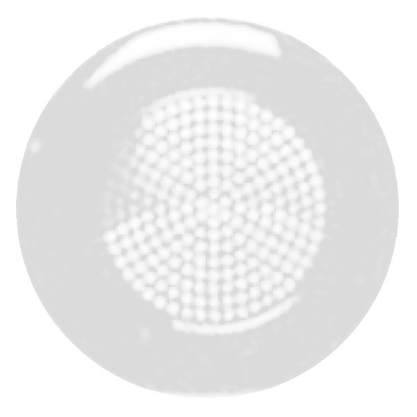 Решётка для громкоговорителя 2 дюйма (арт.9329) круглая Zenit белый (9399.4 BA)