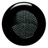 Решётка для громкоговорителя 2 дюйма (арт.9329) круглая Zenit черный (9399.4 NG)