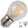 Лампа филаментная шарик ЭРА F LED P45 5W 840 E27 белый свет (5055945528961)