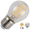 Лампа филаментная шарик ЭРА F LED P45 7W 827 E27 теплый свет (5055945576627)