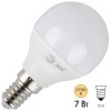 Лампа светодиодная шарик ЭРА LED P45 7W 827 E14 теплый свет (5055945556193)