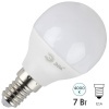 Лампа светодиодная шарик ЭРА LED P45 7W 840 E14 белый свет (5055945556223)