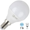 Лампа светодиодная шарик ЭРА LED P45 7W 860 E14 холодный свет (5056183700324)