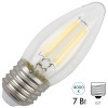Лампа филаментная светодиодная свеча ЭРА F-LED B35 7W 840 E27 белый свет 575750