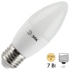 Лампа светодиодная свеча ЭРА LED B35 7W 827 E27 теплый свет 604670