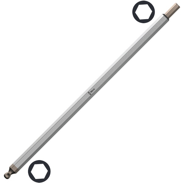 Комбинированный стержень для ручки-держателя WERA Kraftform Kompakt Vario, 2.5 - 2.5 mm