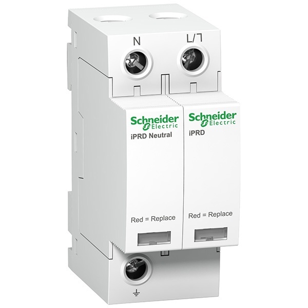 Ограничитель перенапряжения (УЗИП) T3 iPRD8 8kA 350В 1П+N Schneider Electric c сигнальным контактом