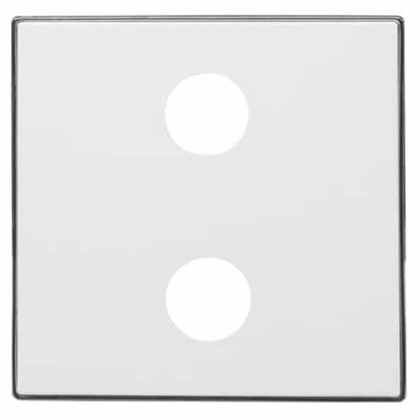 Накладка для механизма 2RCA ABB SKY, белая (8555.2 BL)