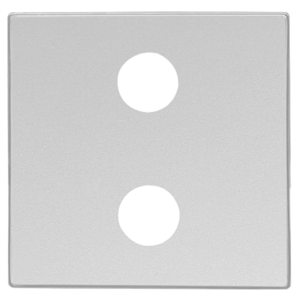 Накладка для механизма 2RCA ABB SKY, серебряный (8555.2 PL)
