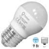 Лампа светодиодная шарик FL-LED GL45 9W E27 6400К 220V 840Lm d45x80mm (610355/610324)