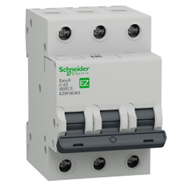 Автоматический выключатель Schneider Electric EASY 9 3П 63А С 6кА 400В