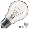 Лампа накаливания Standard A55 CL 40W 230V E27 прозрачная Philips
