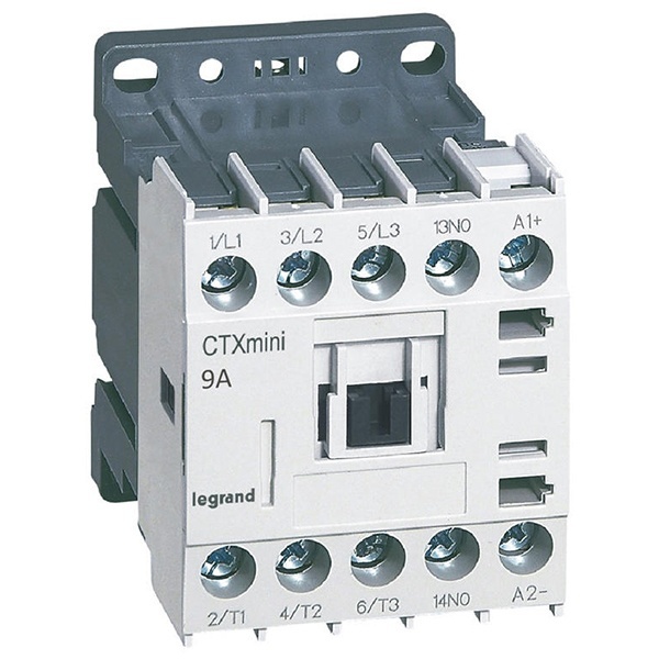 Контактор Legrand CTX3 Мини 3P 9A (AC-3) 1но 230V AC