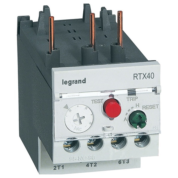 Тепловое реле с дифференциальной защитой Legrand RTX3 40 1.0-1.6A для CTX3 22, CTX3 40