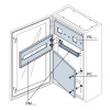 Панель для измерительных приборов 185х400мм ВхШ для шкафов ABB SR