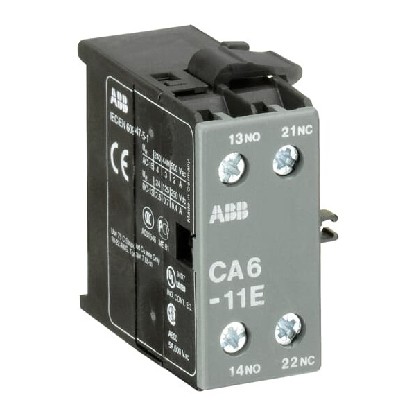 Дополнительный контакт ABB CA6-11E боковой для миниконтакторов B6-, B7-40-00, BC6-, BC7-40-00