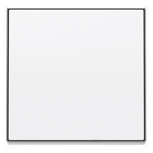 Накладка для розетки SCHUKO с крышкой ABB Sky, альпийский белый (8588.1 BL)
