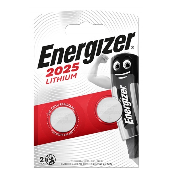 Батарейка ENERGIZER Lithium CR2025 (упаковка 2шт)