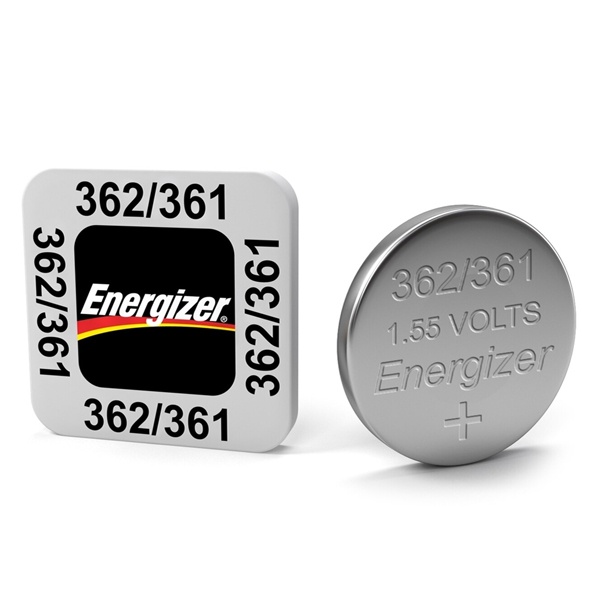 Батарейка для часов ENERGIZER Silver Oxide SR362/361 1.55V (упаковка 1шт)
