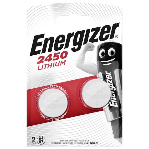 Батарейка ENERGIZER Lithium CR2450 (упаковка 2шт)