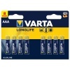 Батарейка VARTA LONGLIFE AAA (упаковка 8шт) 04103101418
