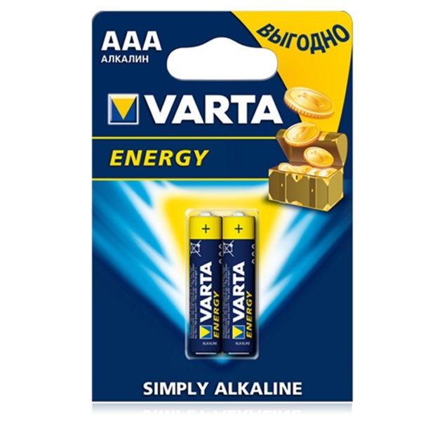 Батарейка VARTA ENERGY AAA (упаковка 2шт) 04103213412