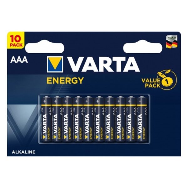 Батарейка VARTA ENERGY LR03 AAA (упаковка 10шт) 04103229491