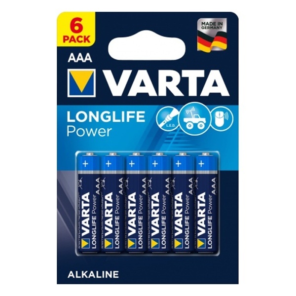 Батарейка VARTA LONGL. POWER AAA (упаковка 6шт) 04903121446