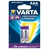 Батарейка VARTA LITHIUM/ULTRA LITHIUIM AAA (упаковка 2шт) 06103301402