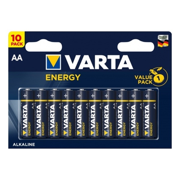 Батарейки VARTA ENERGY LR6 AA (упаковка 10шт) 04106229491