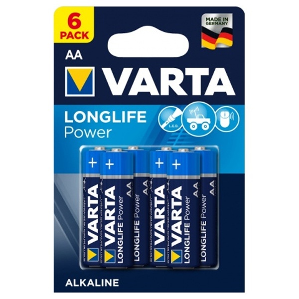 Батарейка VARTA LONGL. POWER AA (упаковка 6шт) 04906121446